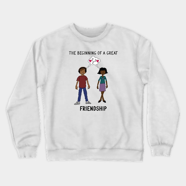 Common Music Friendship Crewneck Sweatshirt by StellaC